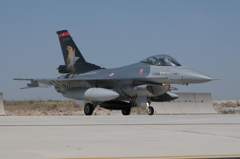 Photo 17.JPG - The spare aircraft of the Turkish Air Force "Solo Turk" display team was used as a regular exercise participants